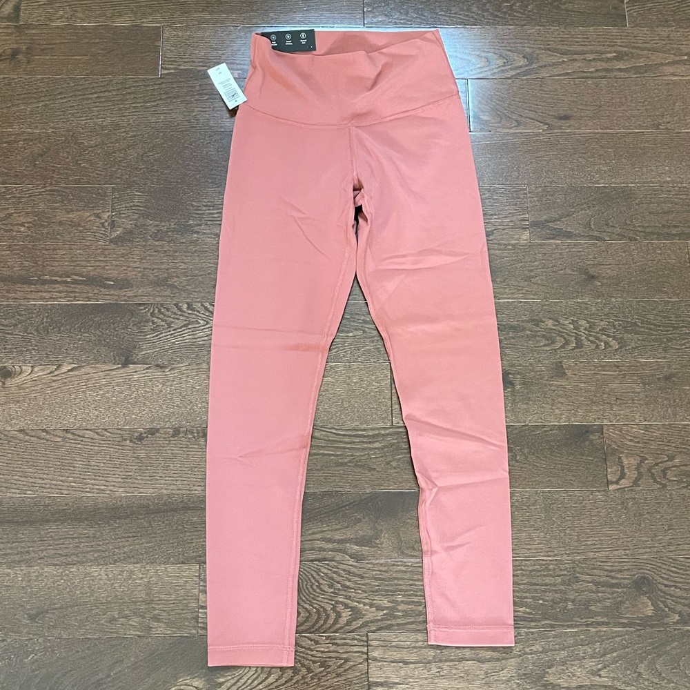 Aritzia TnaBUTTER Atmosphere Hi-Rise Ankle Legging - Red Argil, Size Small